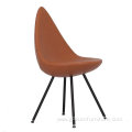 Modern designer Leather dining chair drop chair